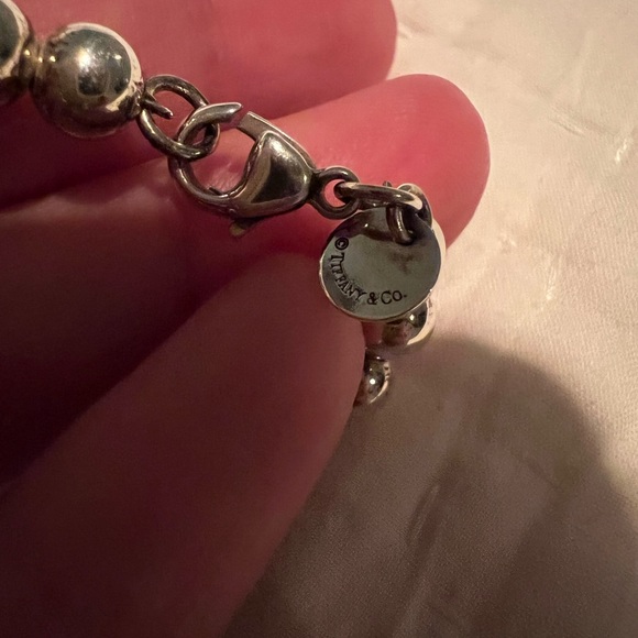Tiffany & Co. Graduated Bead Ball Sterling Silver Necklace - Picture 4 of 5